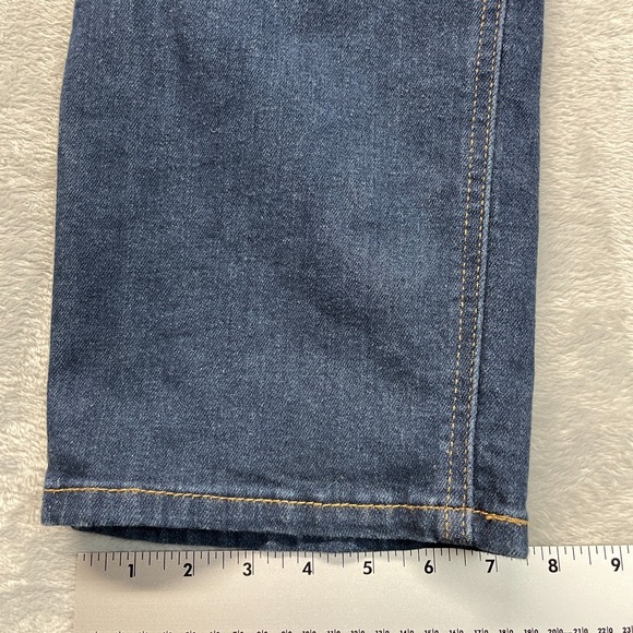 Levi's 541 Jeans Mens 38x34 Blue Denim Whiskered Red Tab Low Waist Straight Leg - Picture 6 of 9